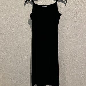 Sleeveless Black Dress - Size 7